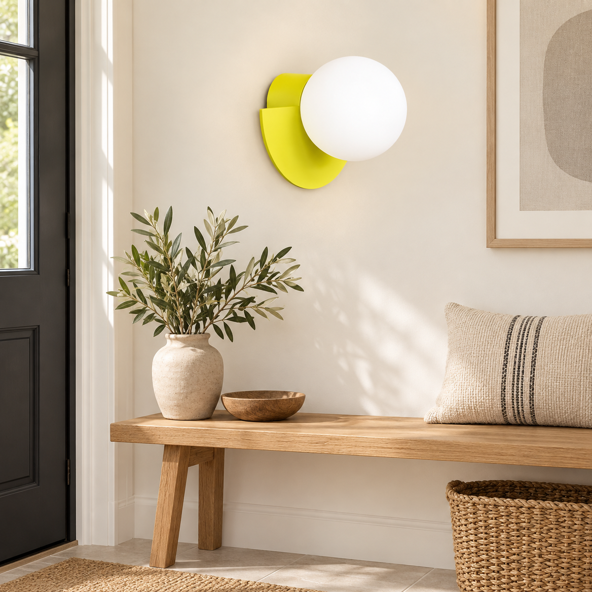 Curved Globe Wall Light — detail or alternate view