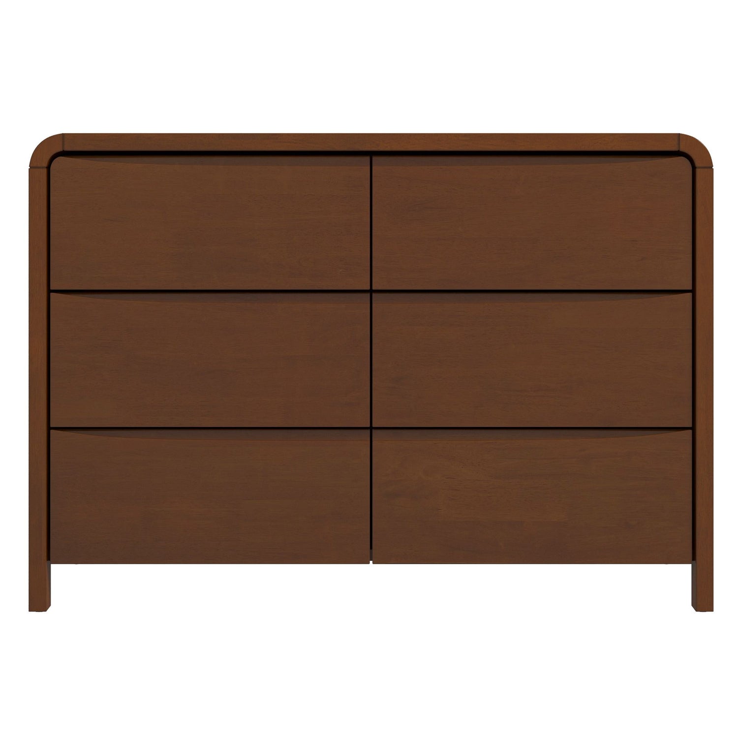 Lionel Mid-Century Dresser – Solid Wood, 6 Drawers