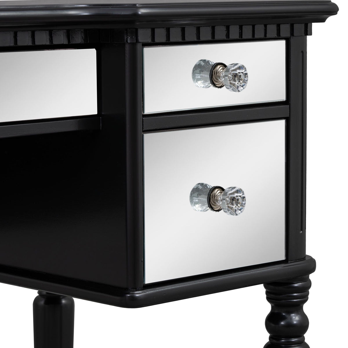 Mid-Century Vanity, Black, 30" Tall — Mid-Century Modern Furniture — alternate view 15