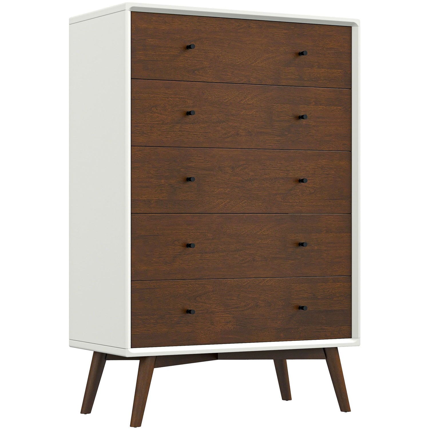 Caroline Mid-Century Dresser – Solid Wood Finish