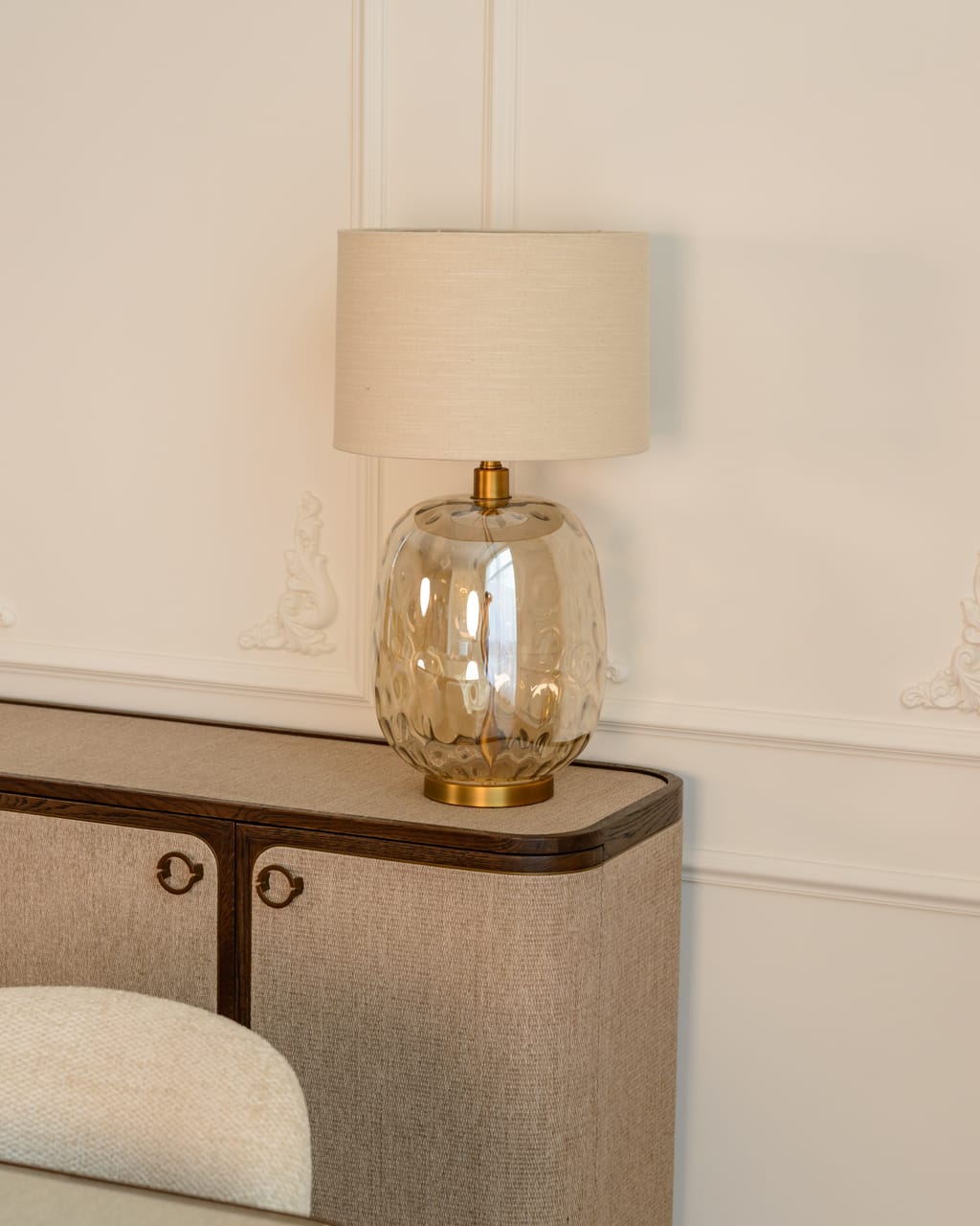 Amber Table Lamp