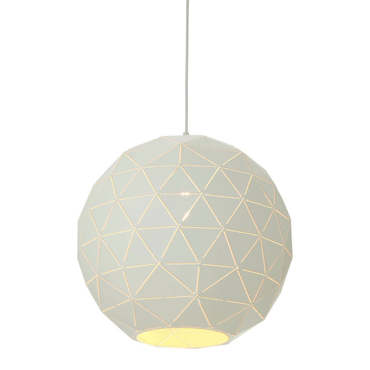 Small White Pendant Light