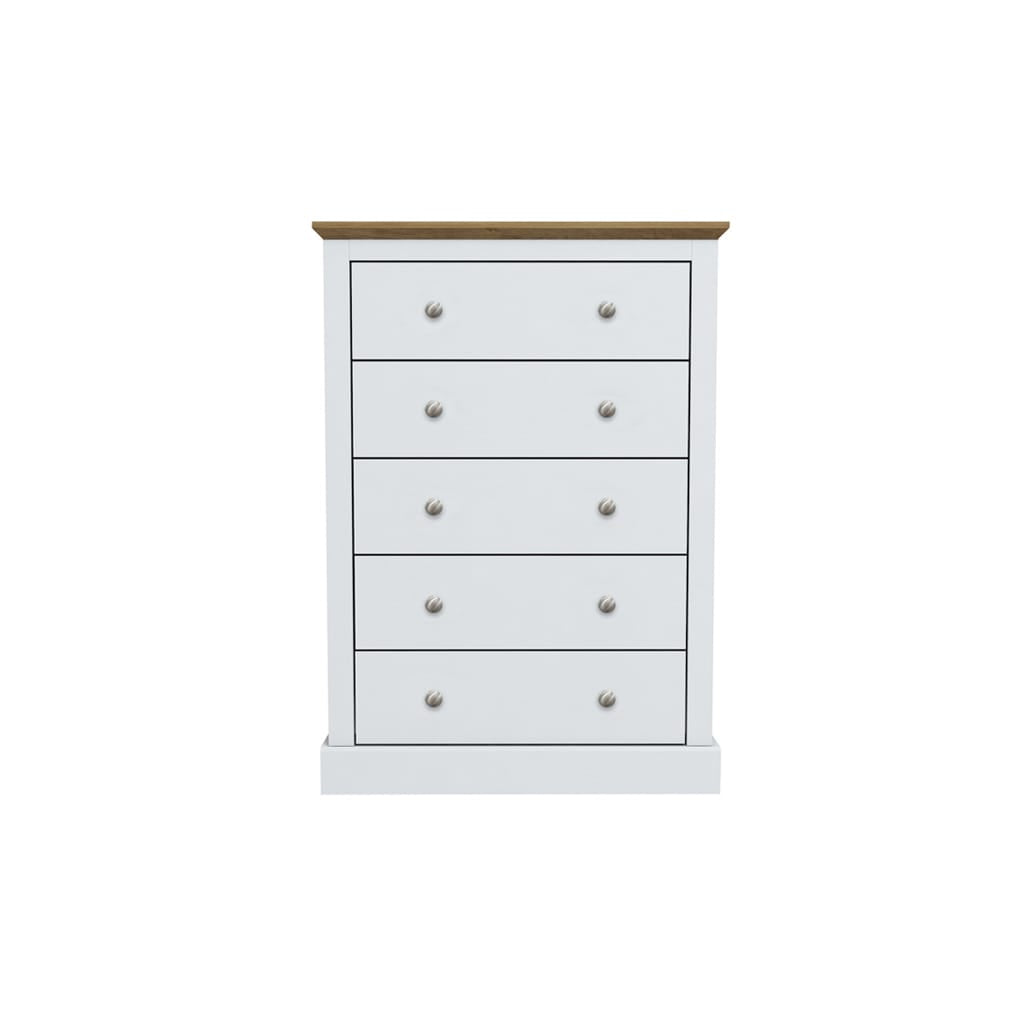 White Bedside Cabinet, Devon