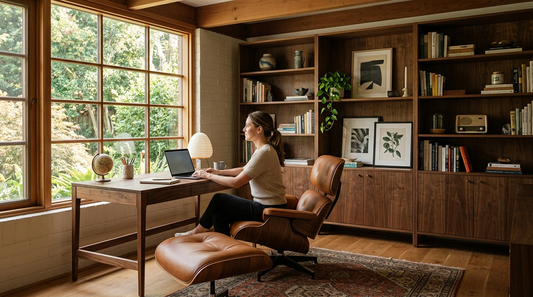 Setting Up a Mid Century Modern Home Office