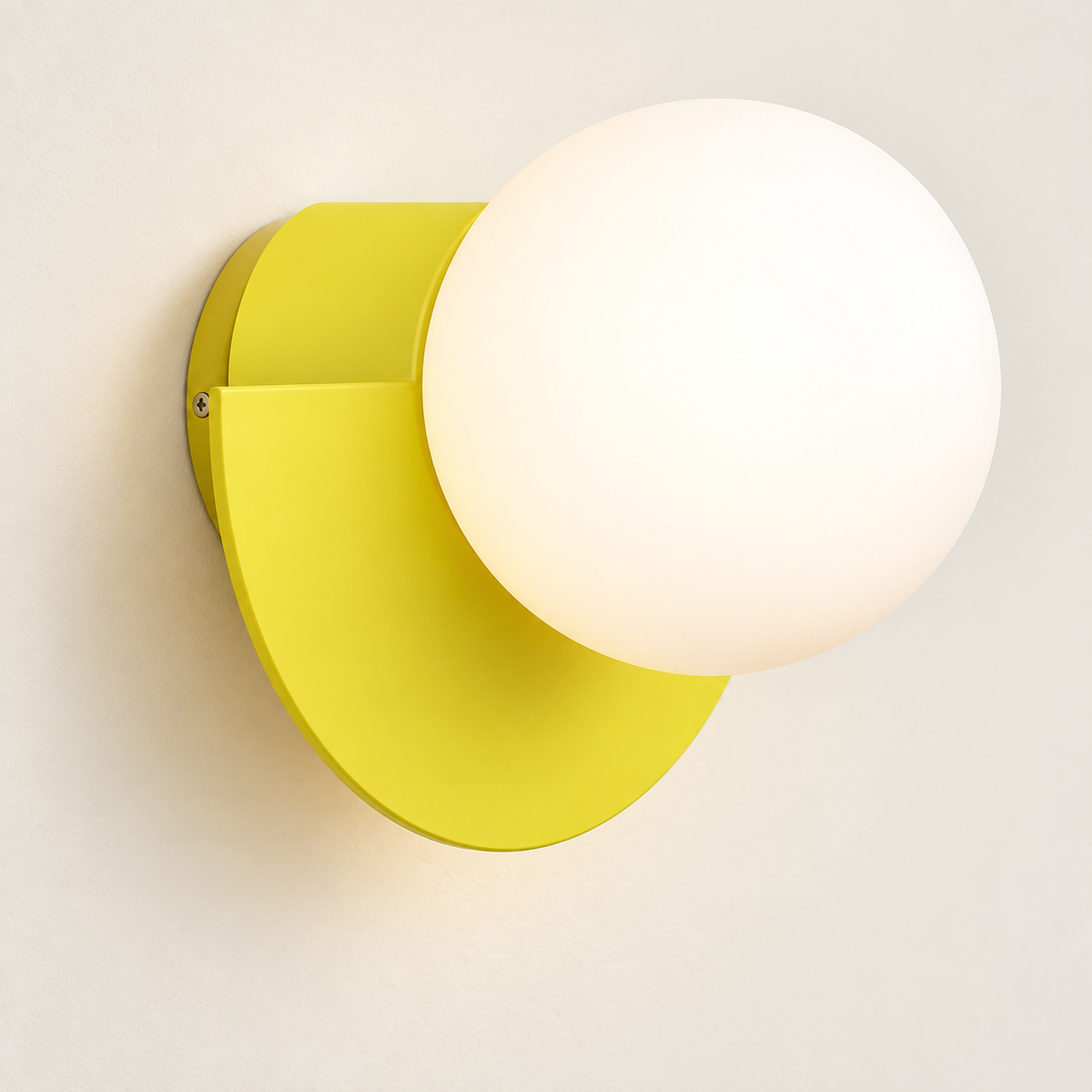 Curved Globe Wall Light — product view