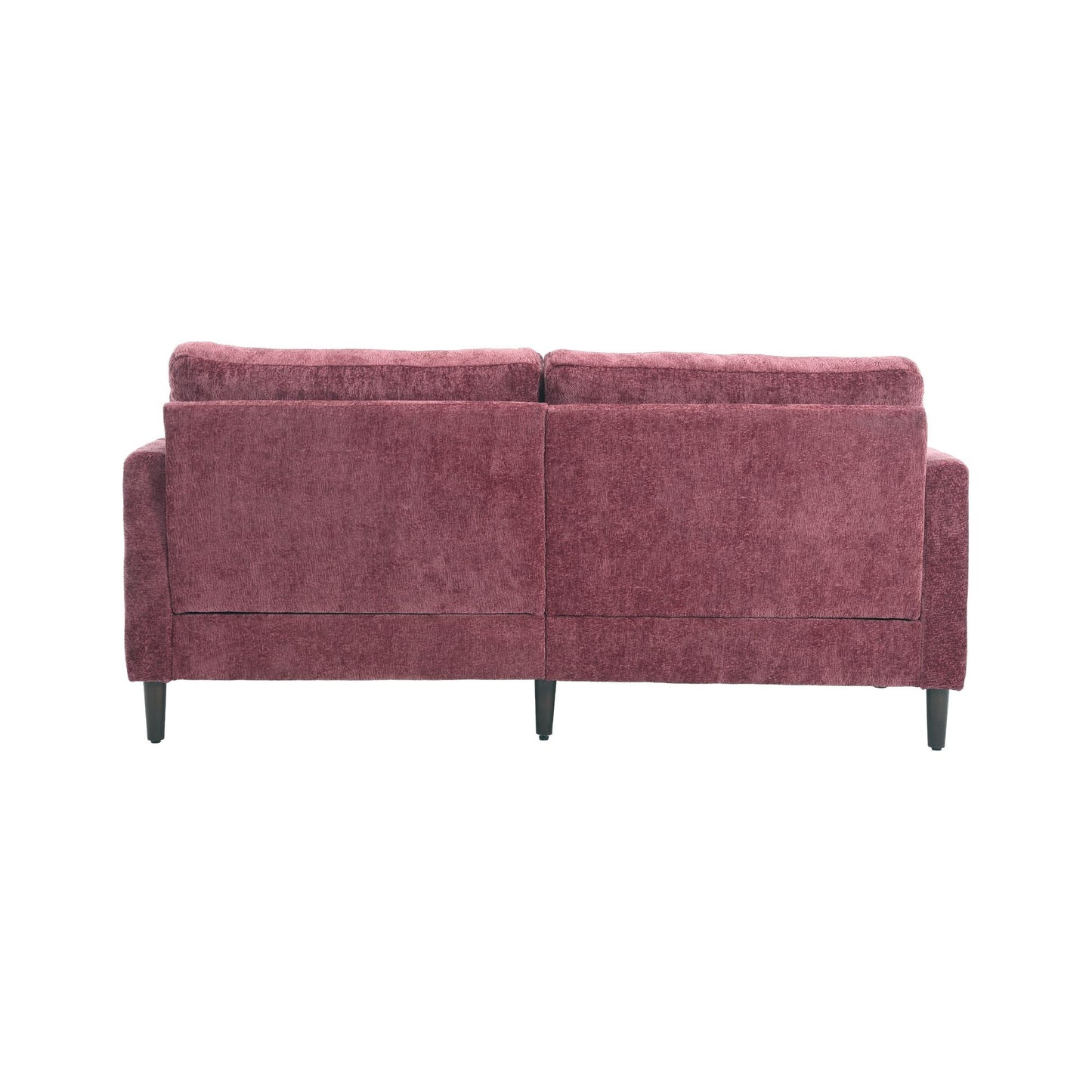 Chenille 2-Seat Mid-Century Sofa, Brown, 31.89" Tall (view 19)