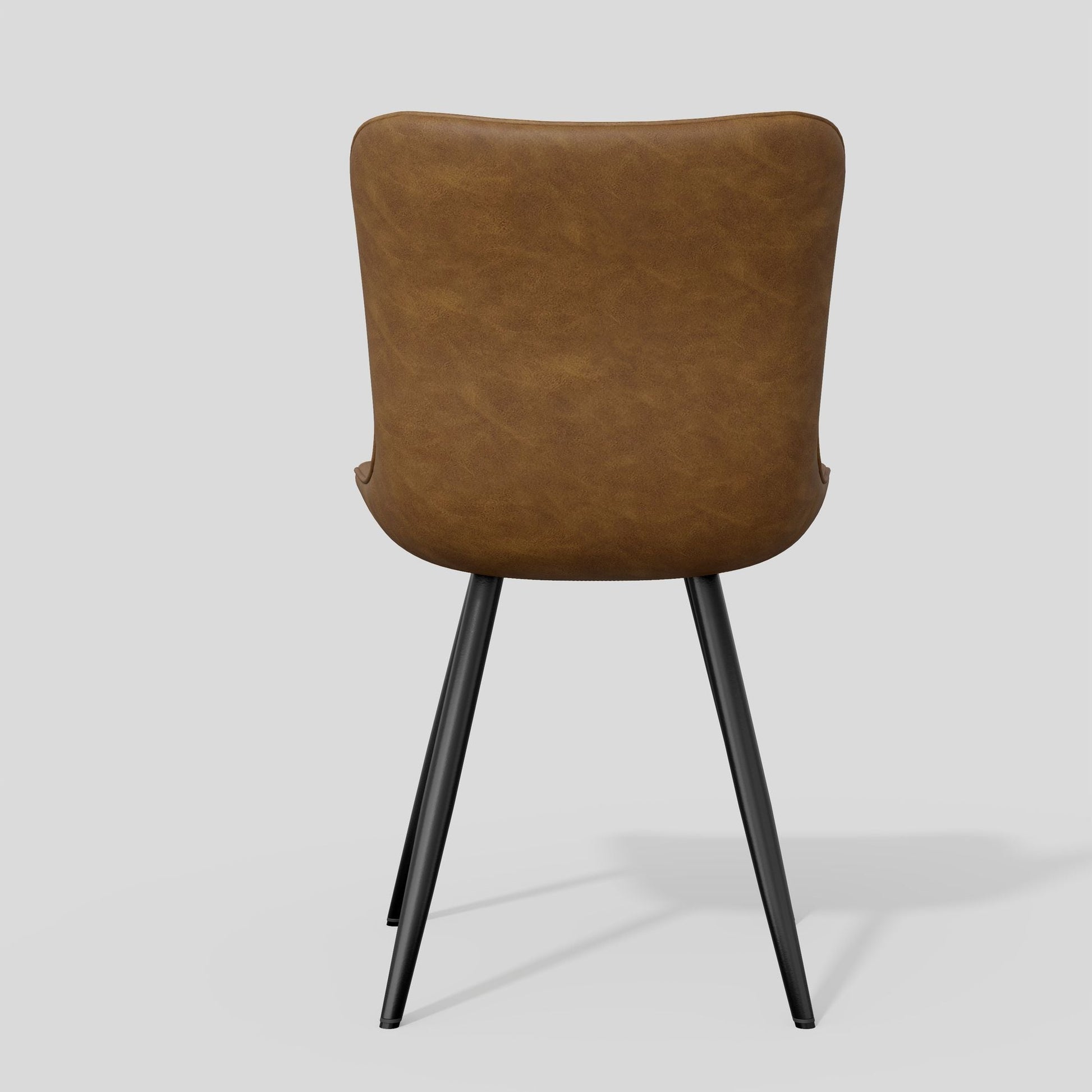 Leather Mid-Century Accent Chair, Beige (view 30)