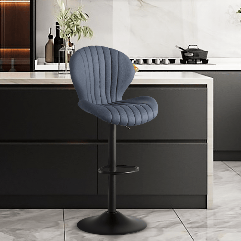 Faux Leather Swivel Bar Stools, Set of 2, High Back (view 101)