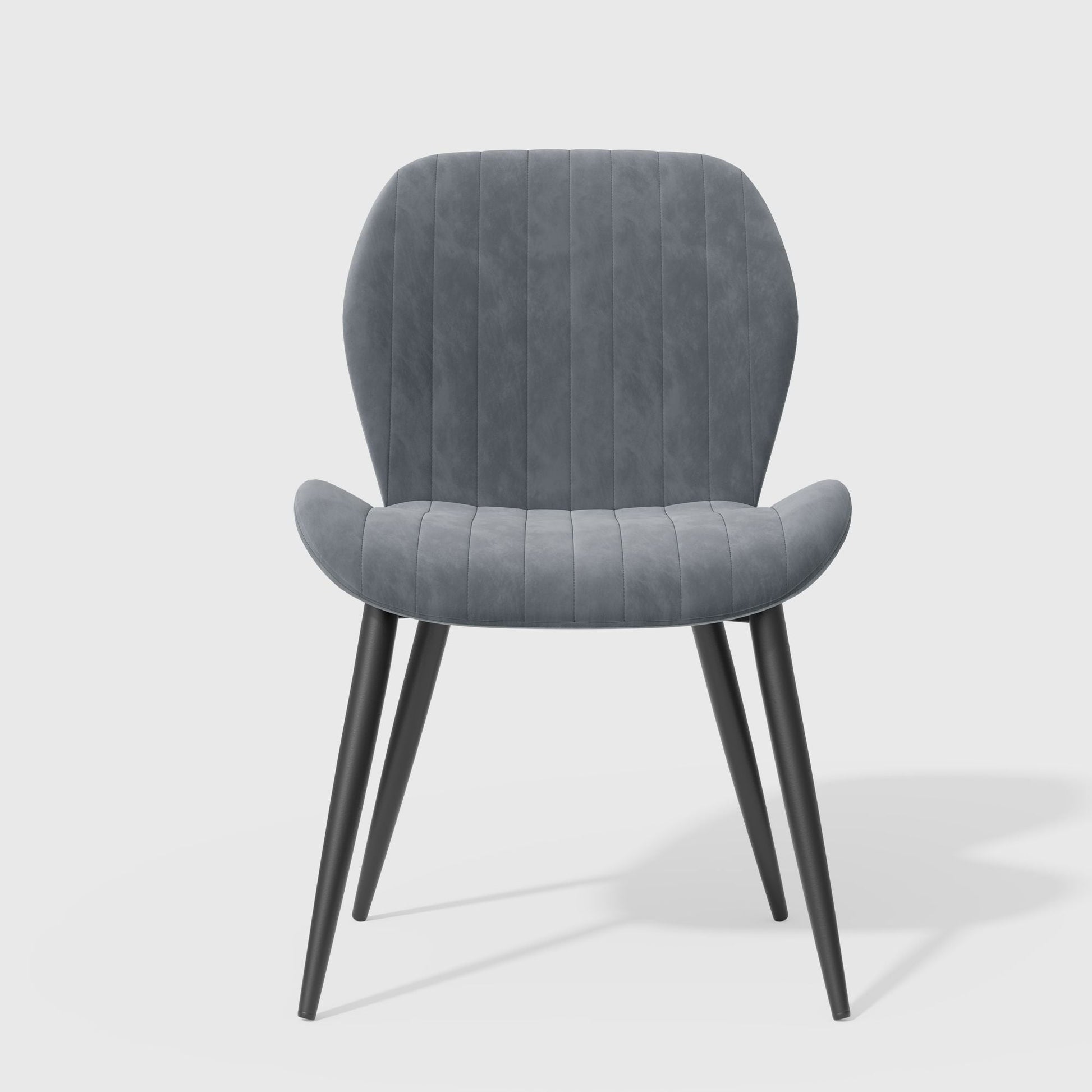 Velvet Mid-Century Dining Chairs, Set of 2, Blue (view 38)