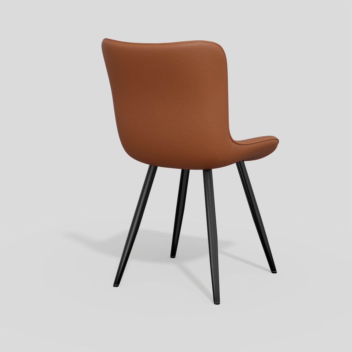 Leather Mid-Century Accent Chair, Beige (view 14)