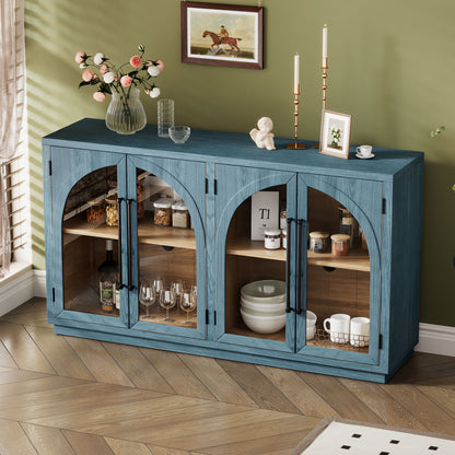 Mid-Century Cabinet, Navy (view 3)
