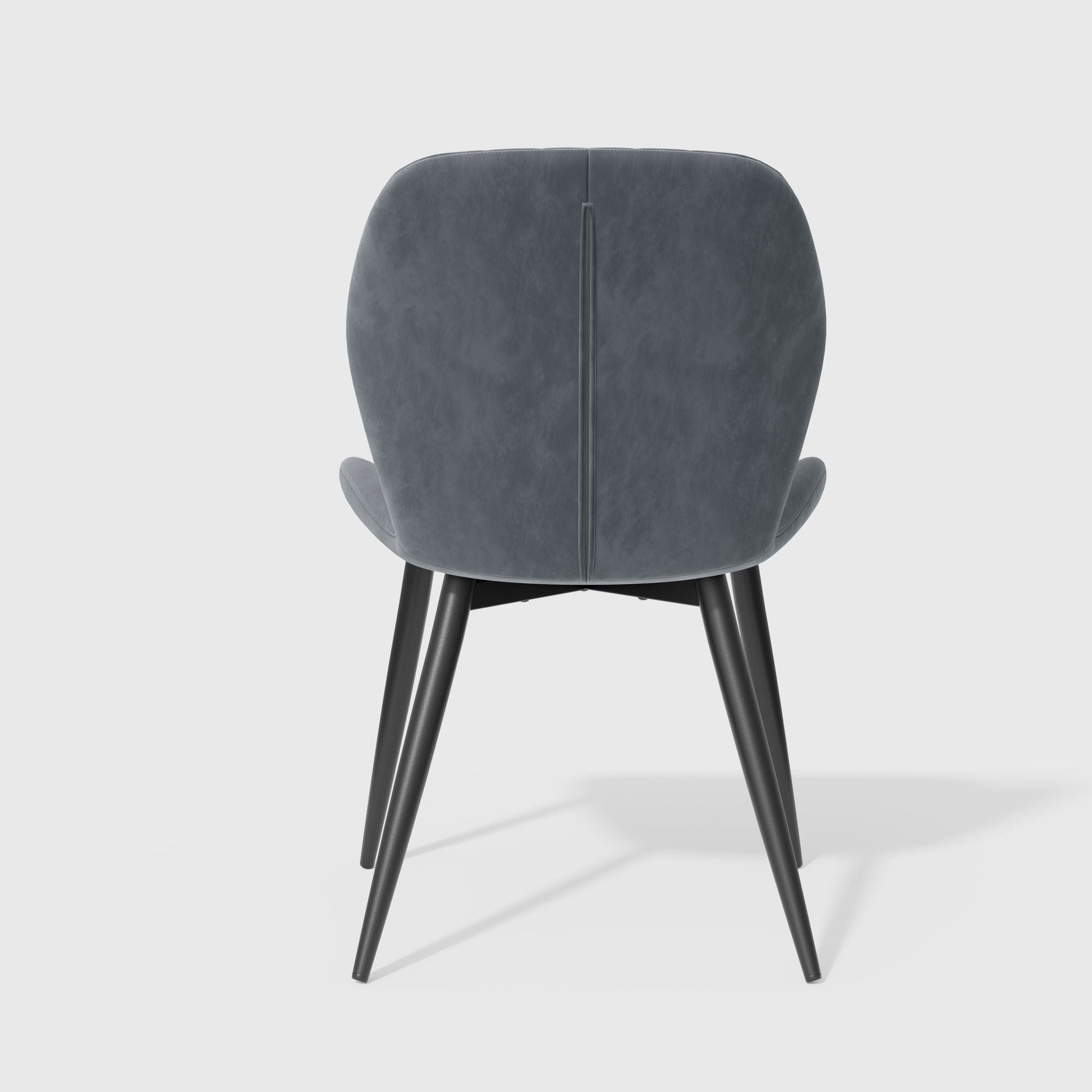 Velvet Mid-Century Dining Chairs, Set of 2, Blue (view 39)