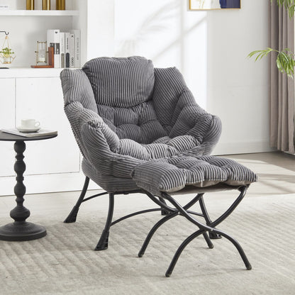 Upholstered 3-Seat Mid-Century Sofa, White (view 7)
