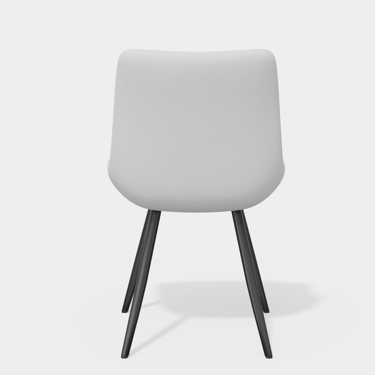 Leather Mid-Century Dining Chairs, Set of 2, Black (view 42)