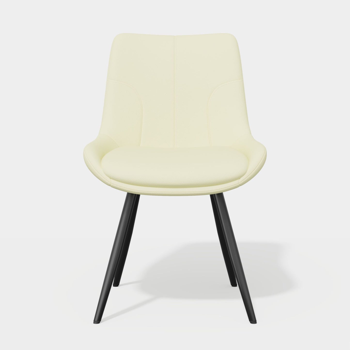 Leather Mid-Century Dining Chairs, Set of 2, 20" Wide (view 19)