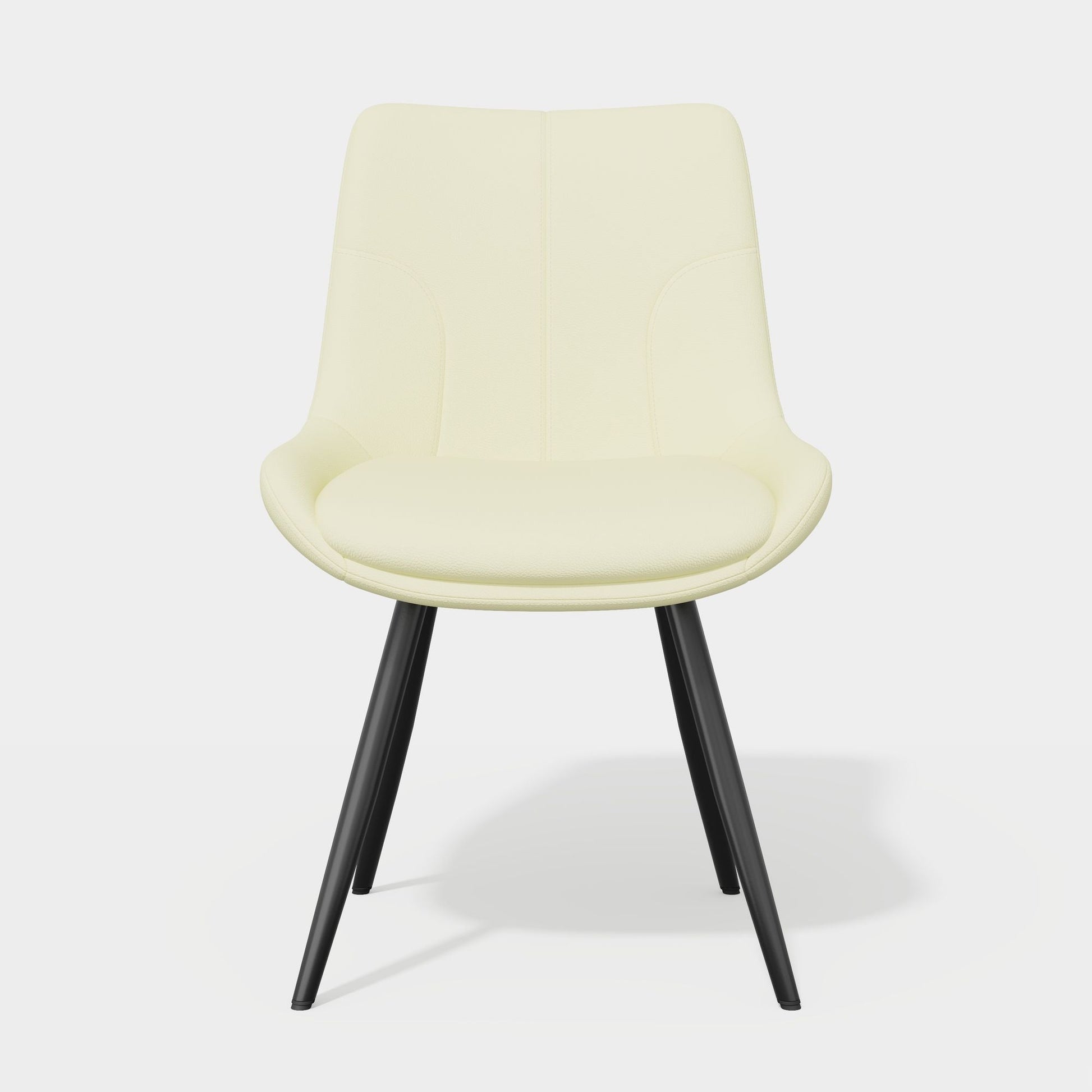 Leather Mid-Century Dining Chairs, Set of 2, 20" Wide (view 19)