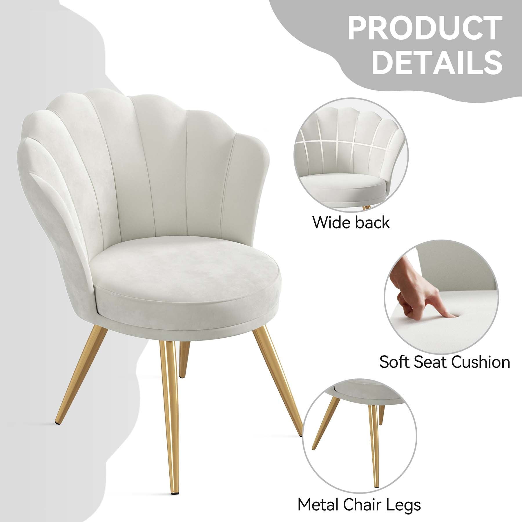 Velvet Mid-Century Accent Chair, 30" Wide (view 49)