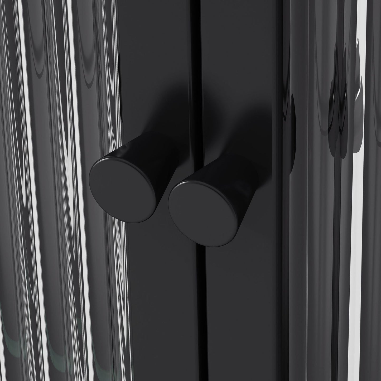 Metal Mid-Century Cabinet, Black, 36" Wide (view 6)