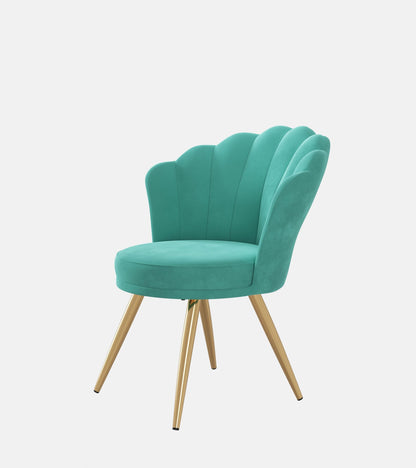 Velvet Mid-Century Accent Chair, Gold (view 64)