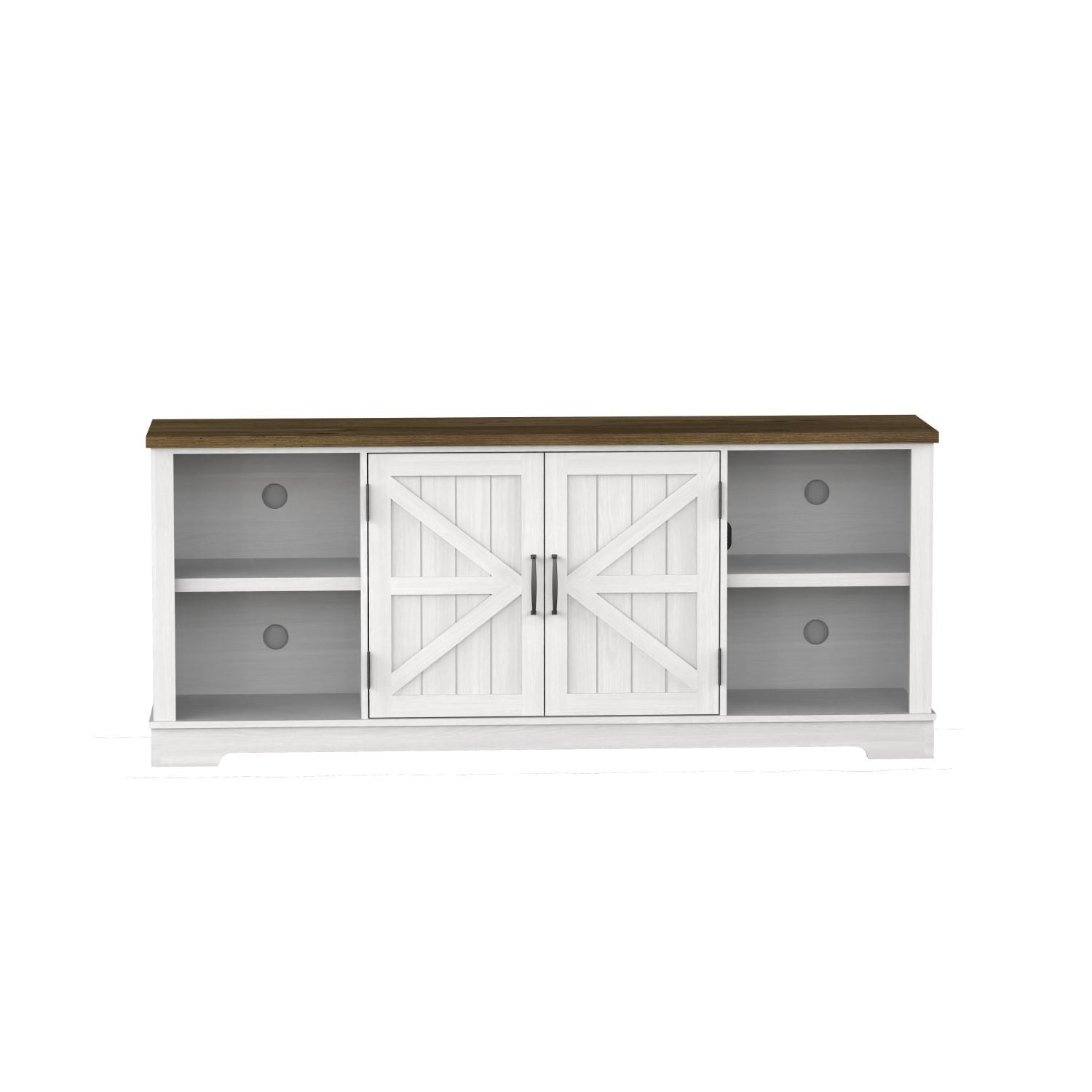 80" TV Mid-Century TV Stand, Blue (view 13)