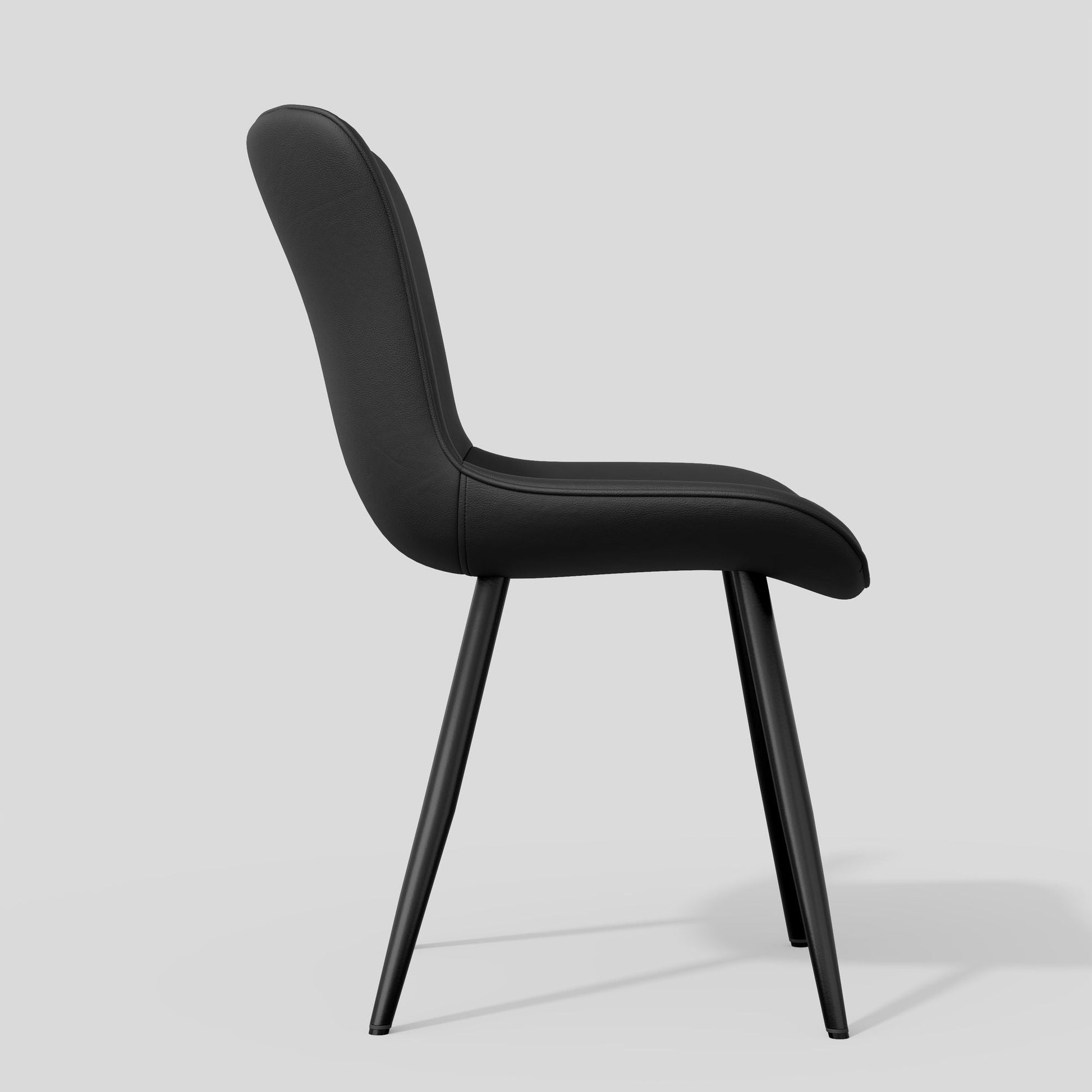 Leather Mid-Century Accent Chair, Beige (view 40)