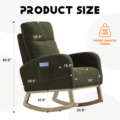 Teddy Mid-Century Rocking Chair (view 19)