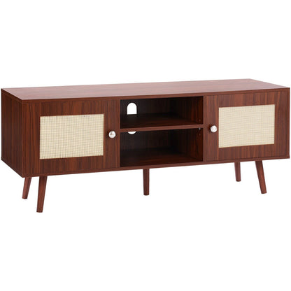 55" TV Mid-Century TV Stand, Walnut (view 9)