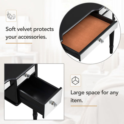Mid-Century Vanity, Black, 36" Wide (view 6)