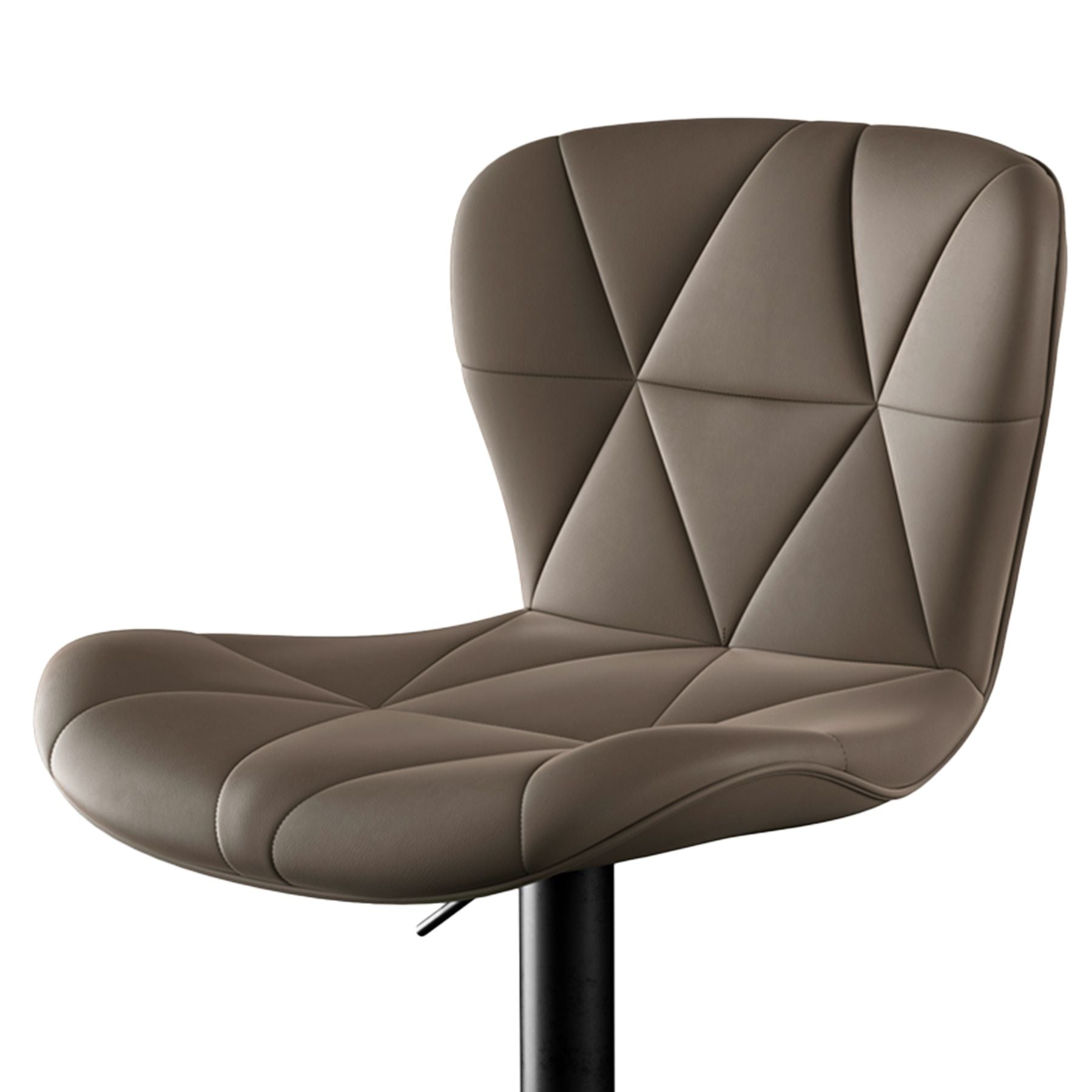 Faux Leather Swivel Bar Stools, Set of 2, Adjustable Height (view 104)