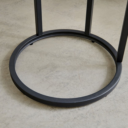 Mid-Century End Table, Black, 22" Wide (view 10)