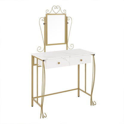 Mid-Century Vanity, White, 36" Wide (view 2)