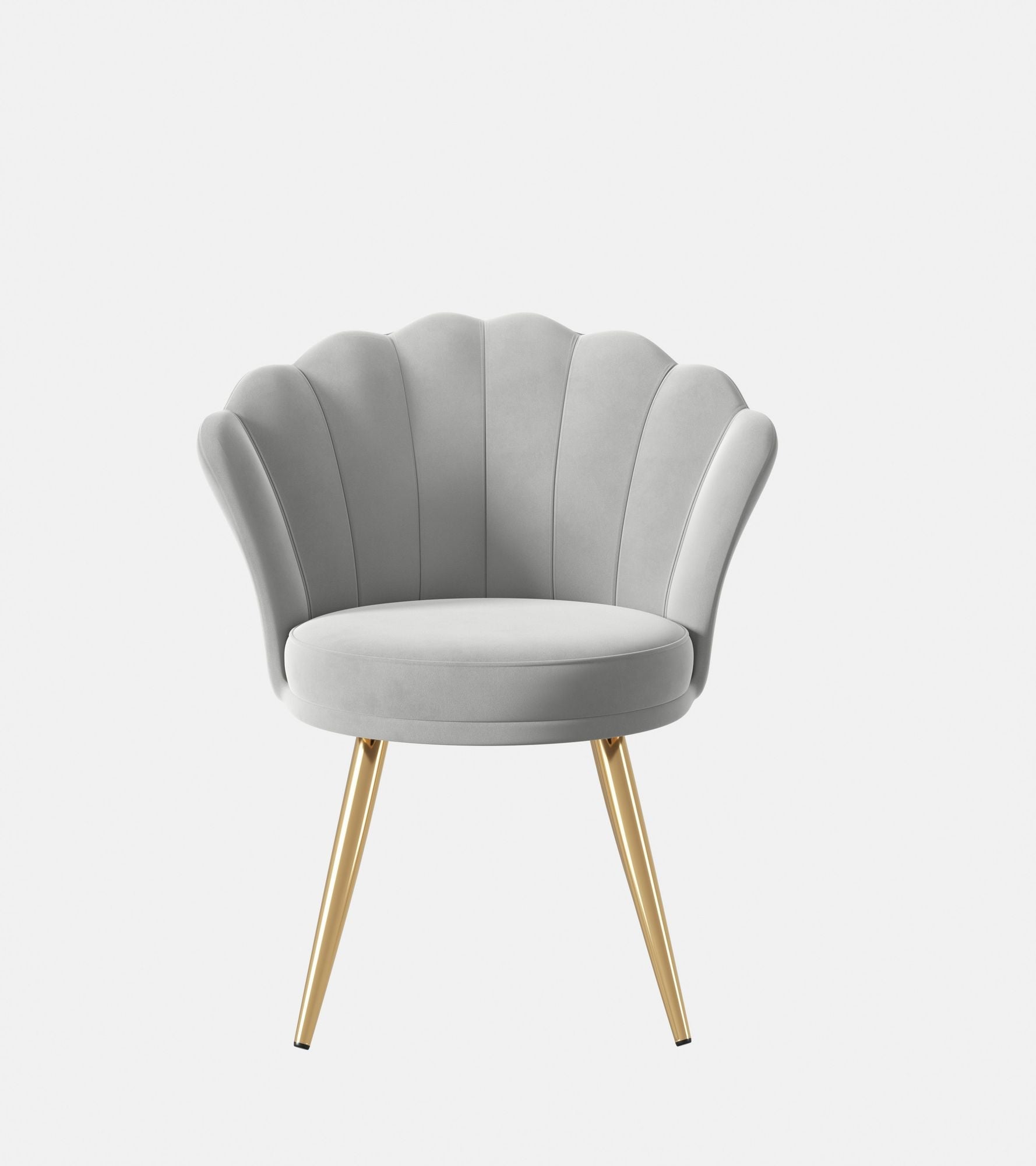 Velvet Mid-Century Accent Chair, Gold (view 40)