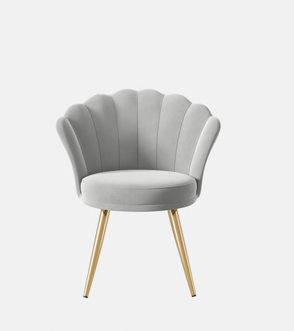 Velvet Mid-Century Accent Chair, Gold (view 40)