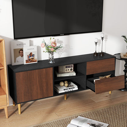 Mid-Century TV Stand, Brown (view 2)