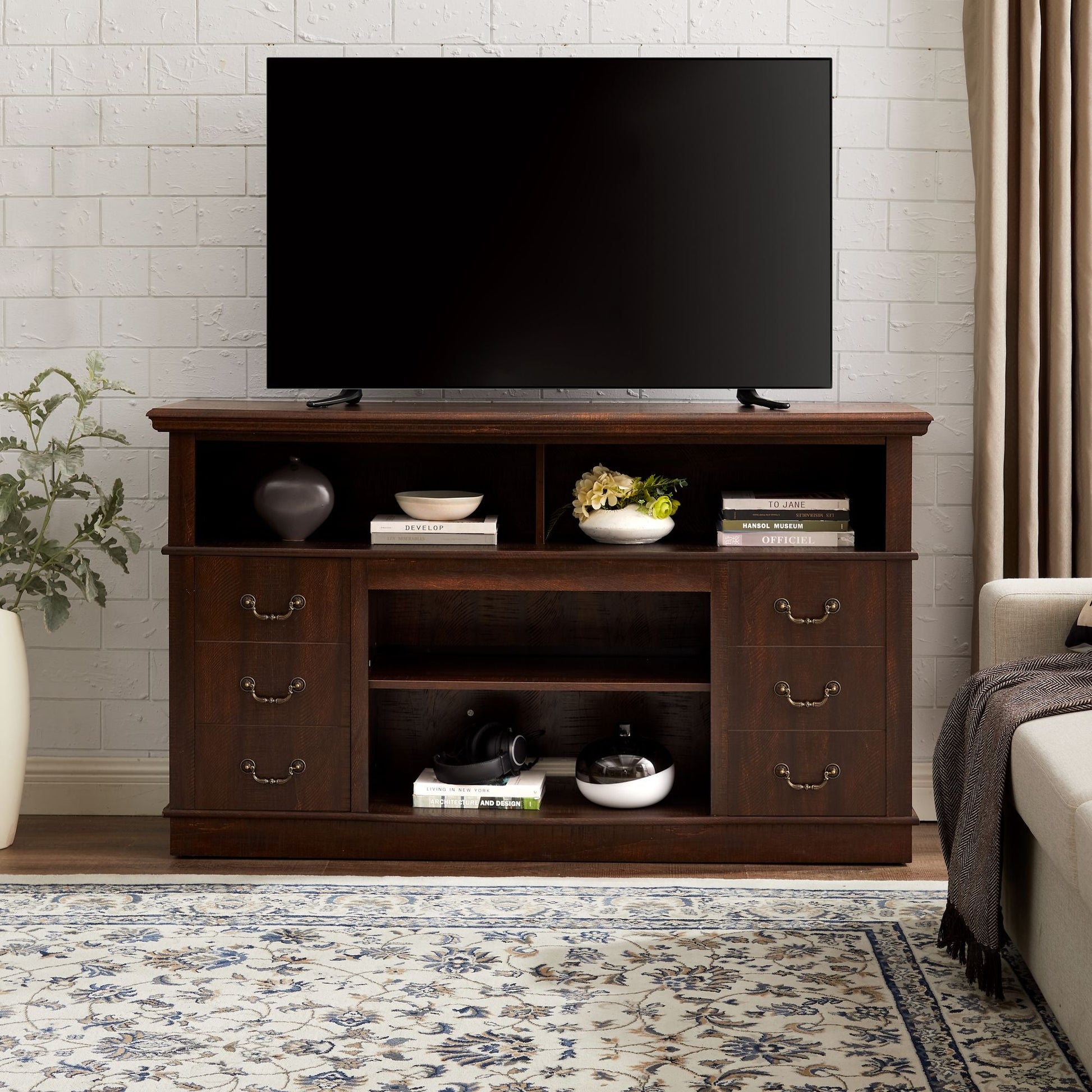 65" TV Mid-Century TV Stand, 60" Wide (view 2)