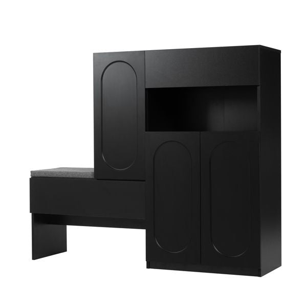 Mid-Century Cabinet, Black (view 14)