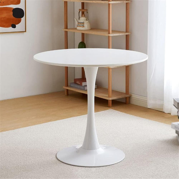 1PC 32 Inch Modern Tulip Round Dining Table with MDF Top