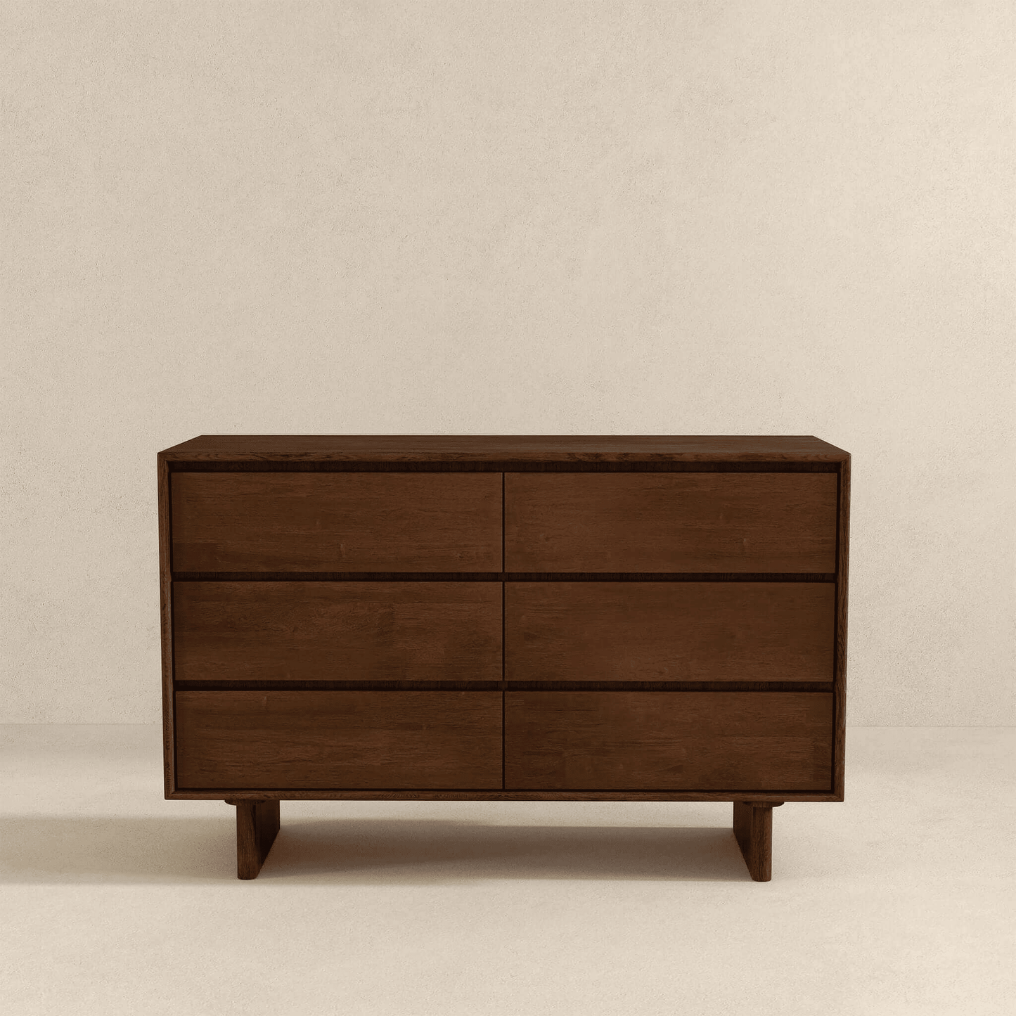 Dubrovnik Walnut Dresser, Sleek Mid-Century Design (view 5)