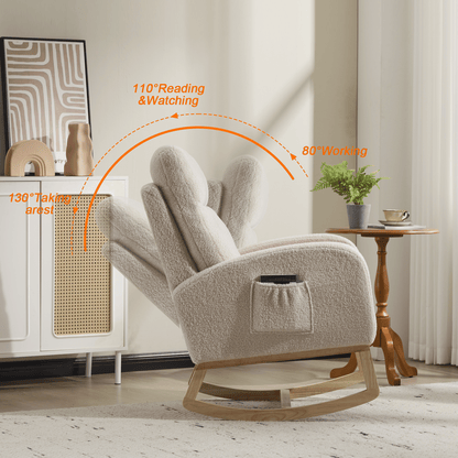 Teddy Mid-Century Rocking Chair (view 15)