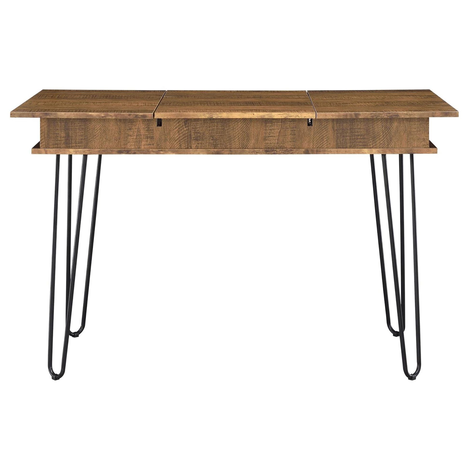 Rustic Amber Writing Desk with 4 Hidden Storages (view 3)