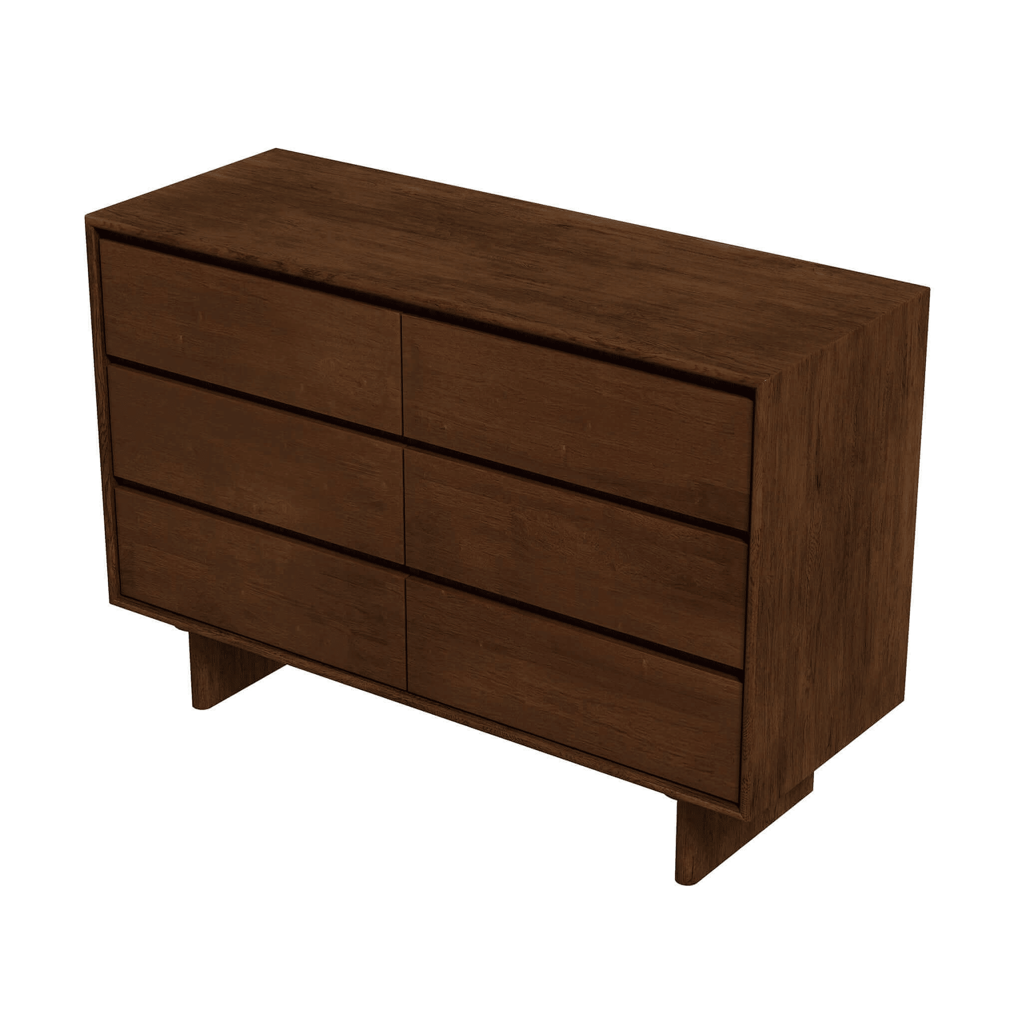 Dubrovnik Walnut Dresser – Sleek Mid-Century Design