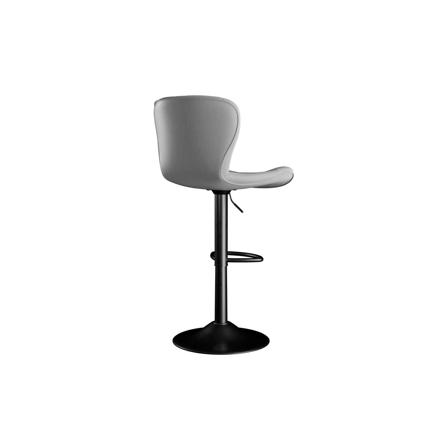 Faux Leather Swivel Bar Stools, Set of 2, Adjustable Height (view 66)