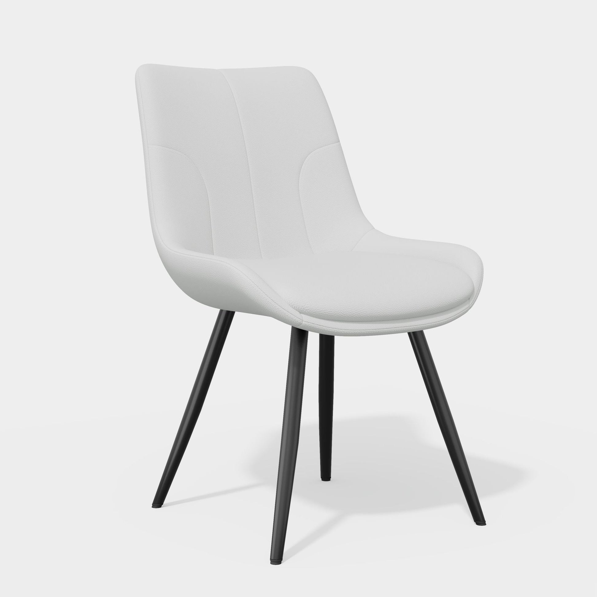Leather Mid-Century Dining Chairs, Set of 2, 20" Wide (view 48)