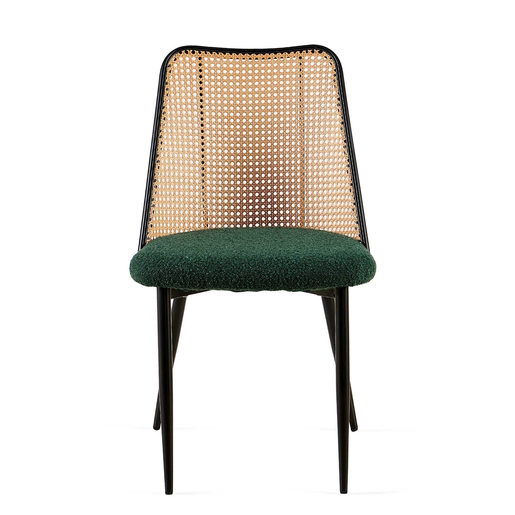 Boucle Mid-Century Dining Chairs, Set of 2, Natural (view 7)
