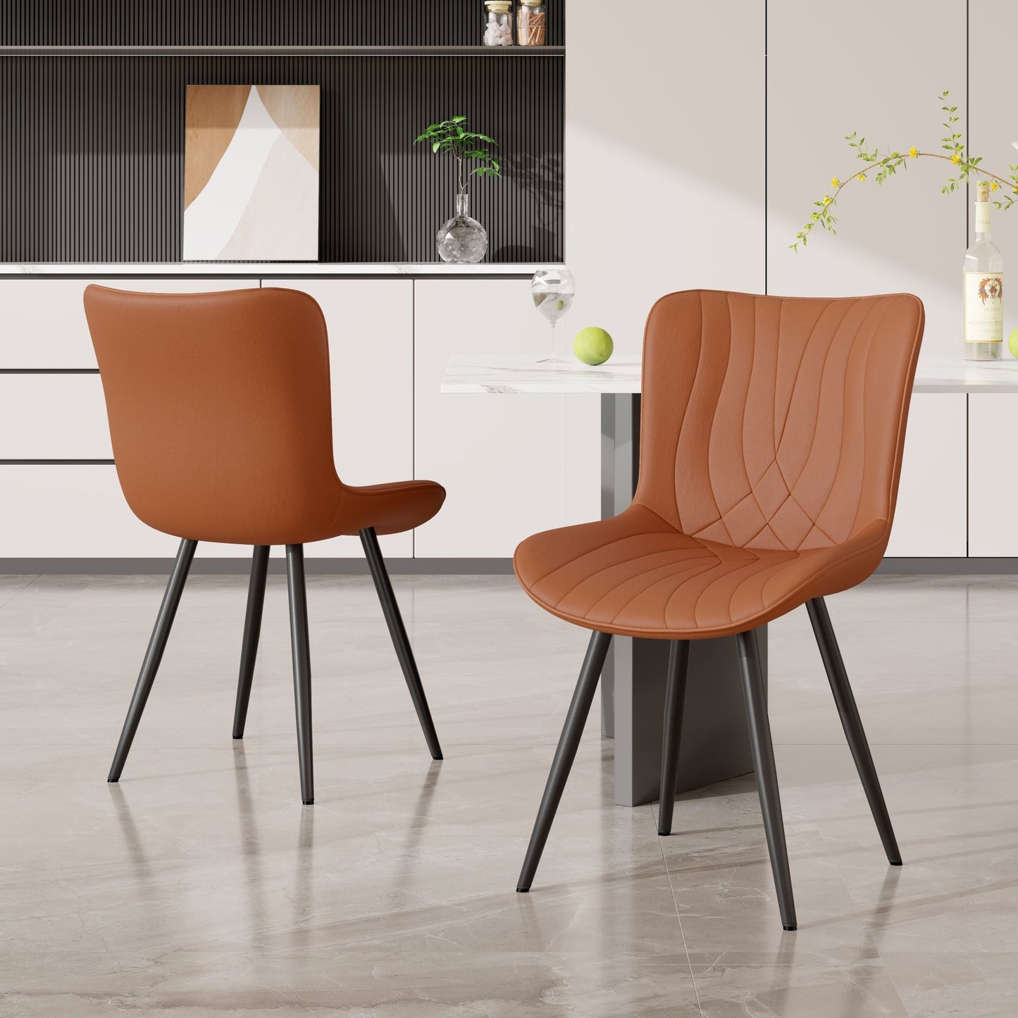Metal Mid-Century Accent Chair (view 9)