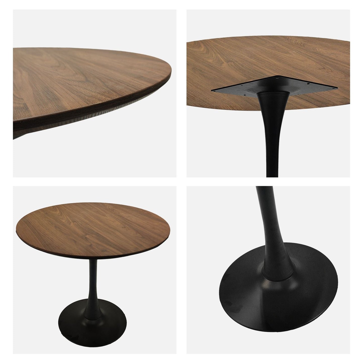 Wood Mid-Century Coffee Table, 42", 42" Wide (view 32)