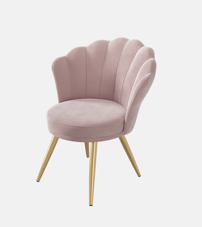 Velvet Mid-Century Accent Chair, Gold (view 26)
