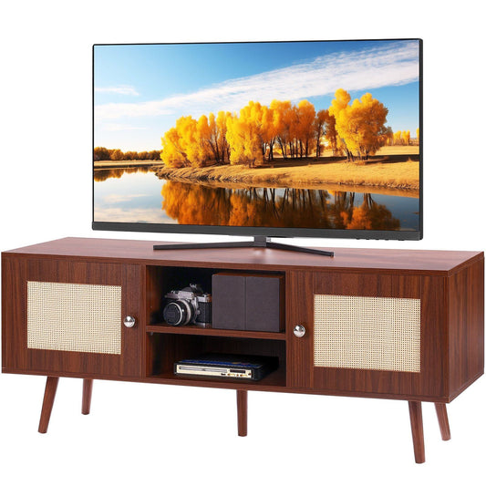 55" TV Mid-Century TV Stand