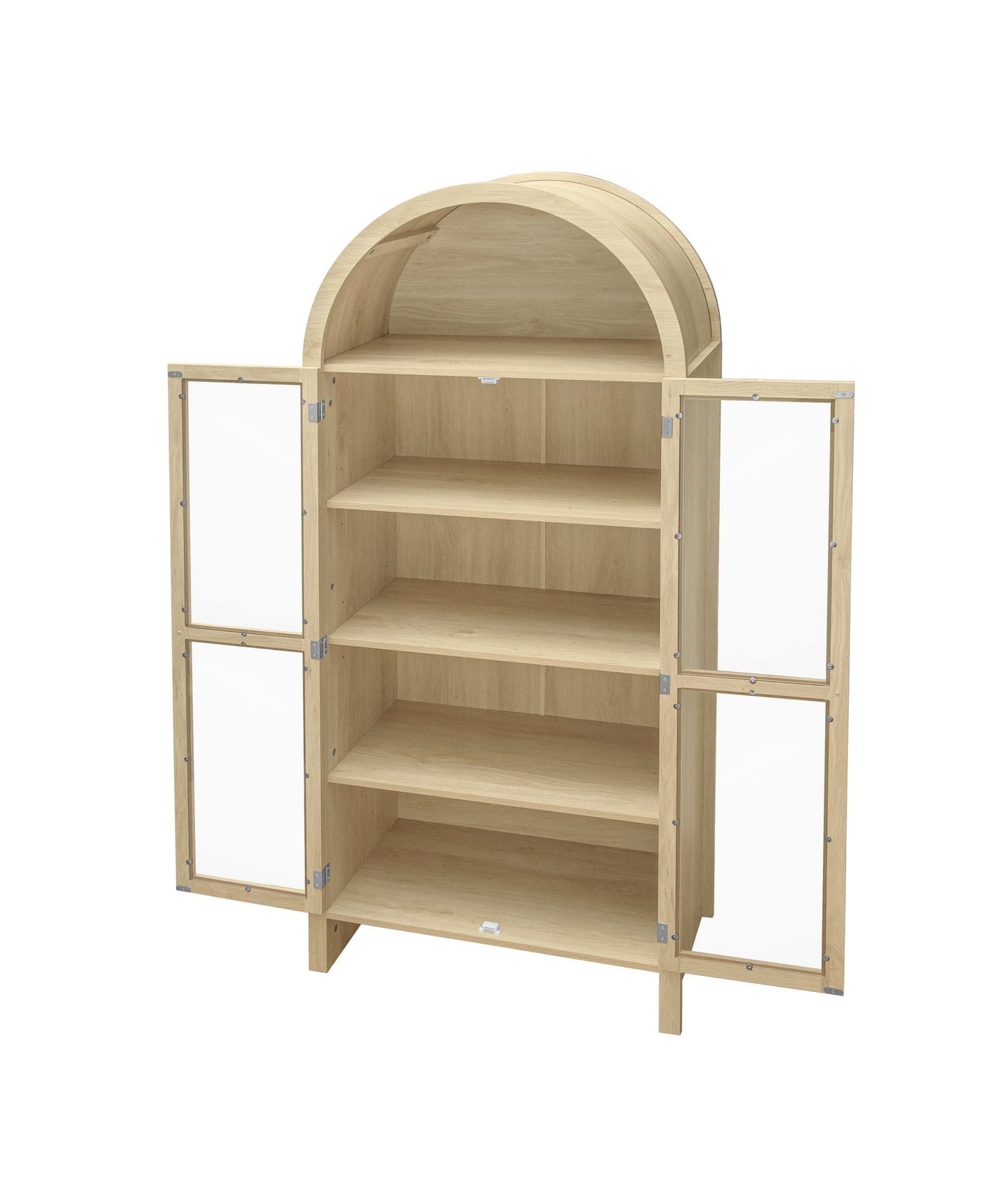 Mid-Century Cabinet, White, Tall (view 9)