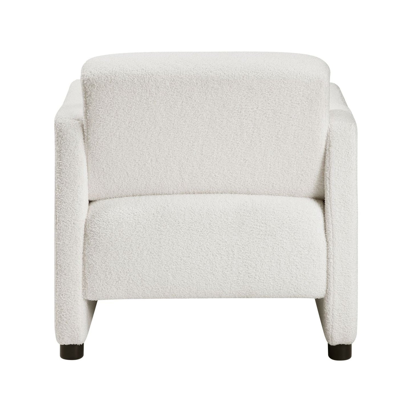 Boucle Mid-Century Accent Chair, Beige, Bouclé (view 8)